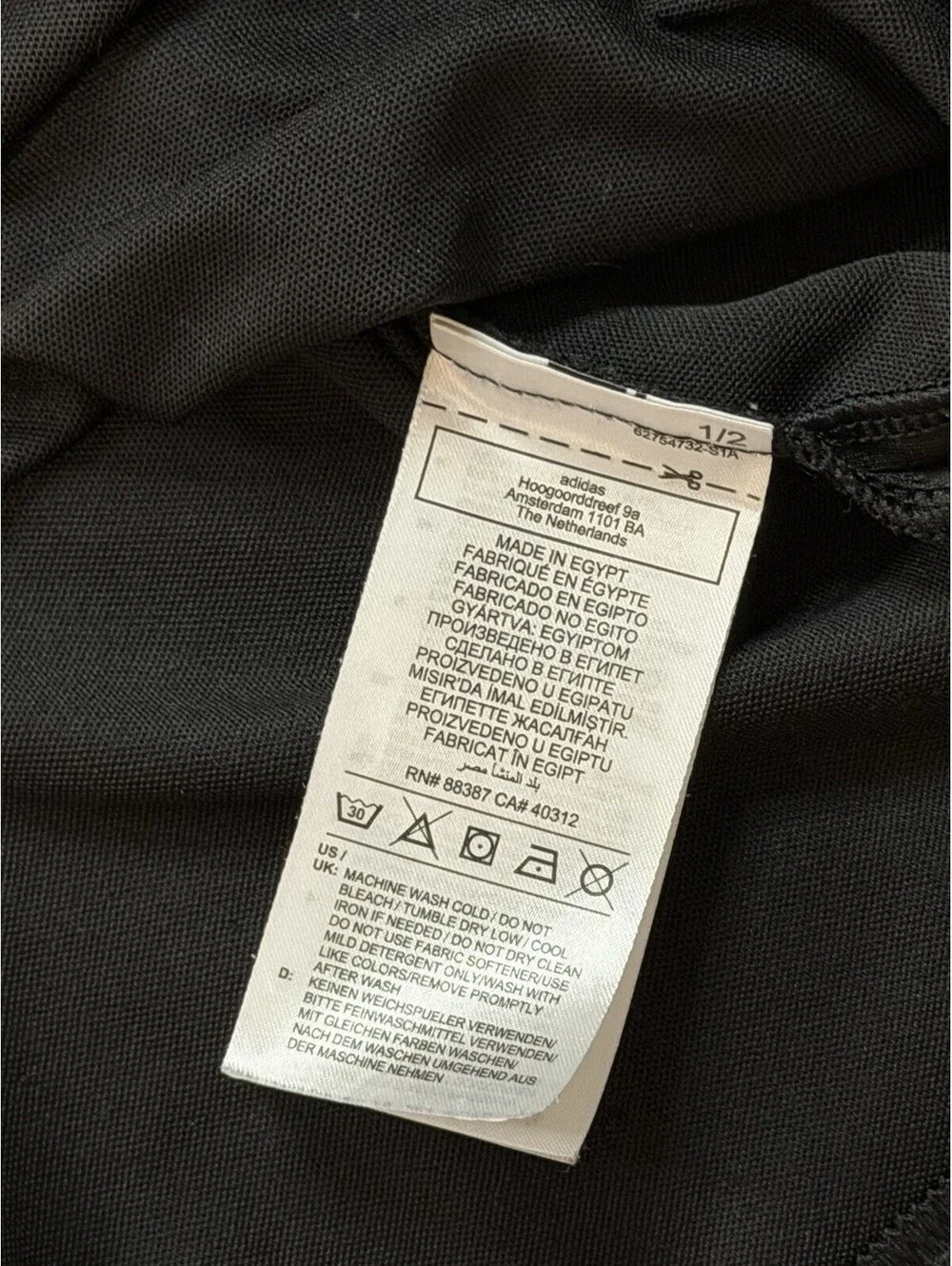 Adidas Primegreen Mens 3XB Black Performance Golf Polo Shirt Big Size